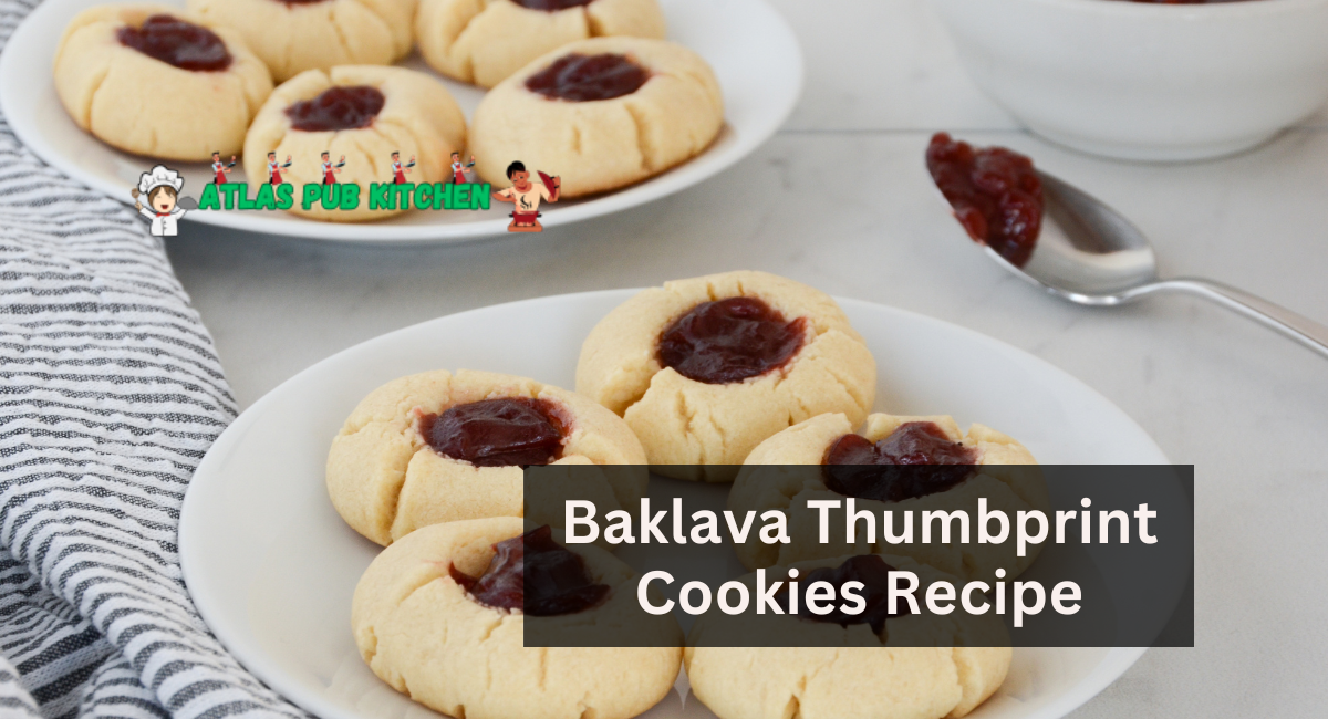 Baklava Thumbprint Cookies Recipe